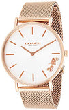 Coach Perry White Rose Gold Mesh Bracelet Watch for Women - 14503126 Buy Now By Coach