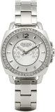 Coach Mini Boyfriend Diamonds Silver Dial Silver Steel Strap Watch for Women - 14501699 Buy Now By Coach