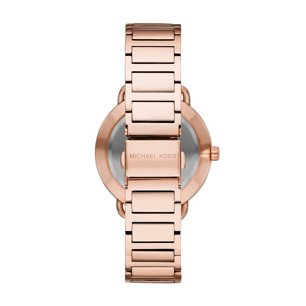 Michael Kors Portia Rose Gold Dial Rose Gold Steel Strap Watch for Women - MK3640 Buy Now By Michael Kors