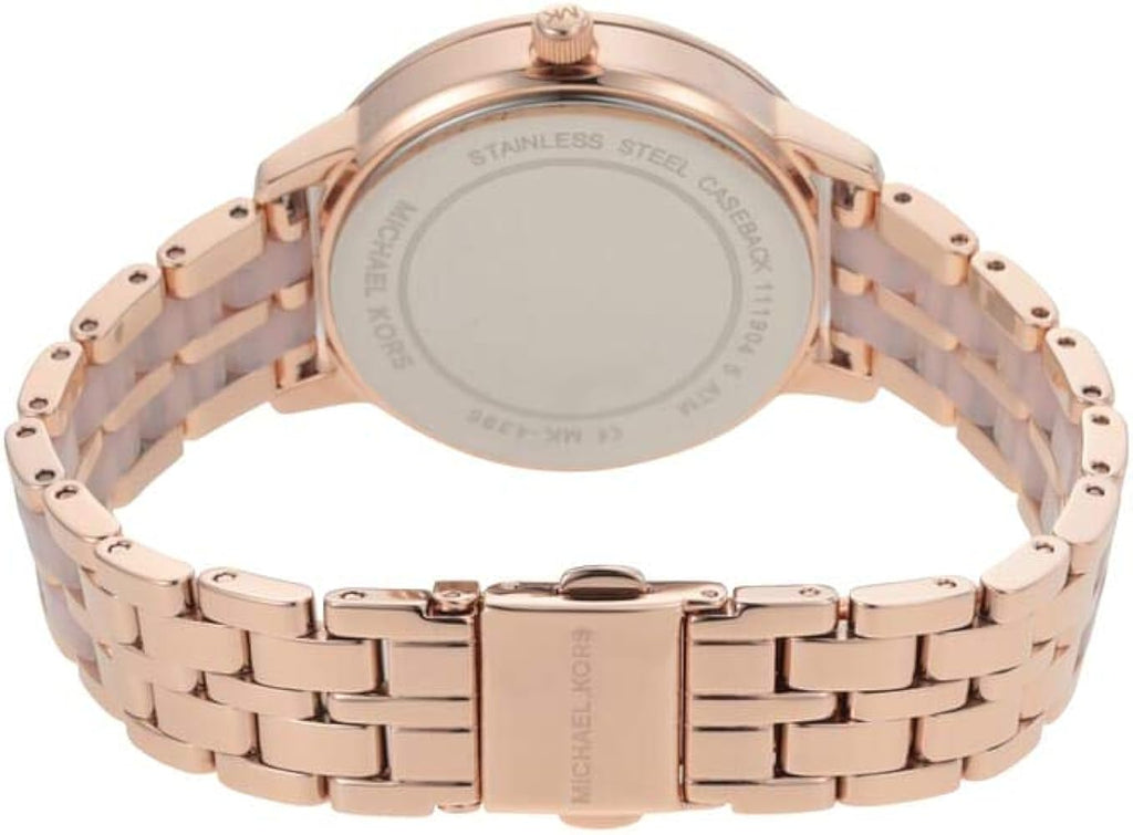 Michael Kors Melissa Analog Rose Gold Dial Rose Gold Steel Strap Watch For Women - MK4396 Buy Now By Michael Kors