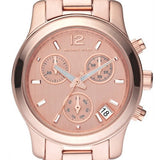 Michael Kors Runway Chronograph Rose Gold Dial Rose Gold Steel Strap Watch for Women - MK5430 Buy Now By Michael Kors