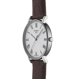Tissot T Classic Everytime White Dial Brown Leather Strap Watch For Men - T109.410.16.033.00 Buy Now By Tissot