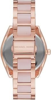 Michael Kors Janelle Three Hand Rose Gold Dial Two Tone Steel Strap Watch For Women - MK7089 Buy Now By Michael Kors
