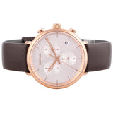 Calvin Klein High Noon Silver Dial Brown Leather Strap Watch for Men - K8M276G6 Buy Now By Calvin Klein