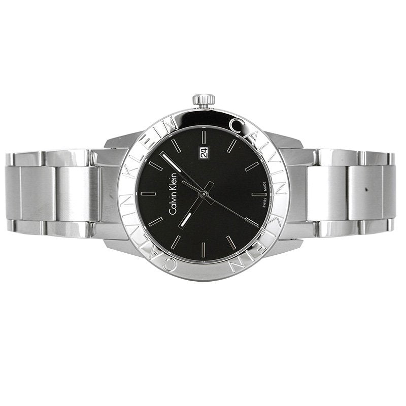 Calvin Klein City Black Dial Silver Steel Strap Watch for Men - K7Q21141 Buy Now By Calvin Klein