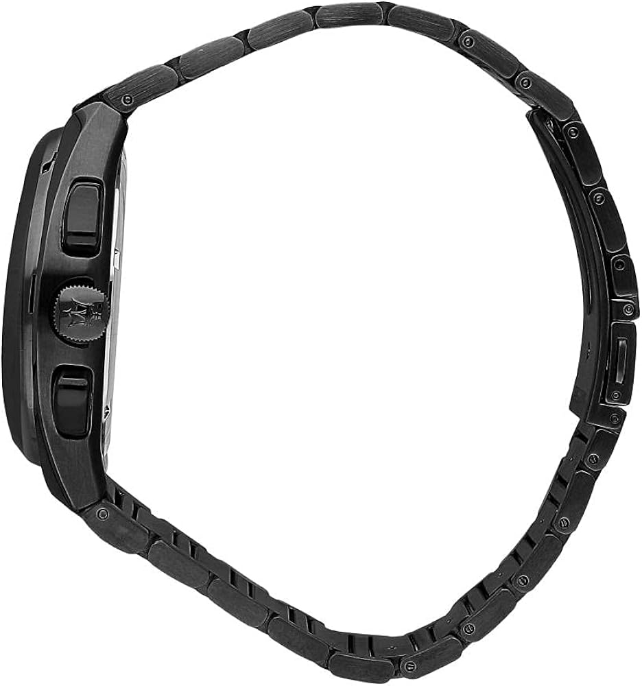 Maserati Triconic Quartz Black Dial Black Steel Strap Watch For Men - R8873639003 Buy Now By Maserati