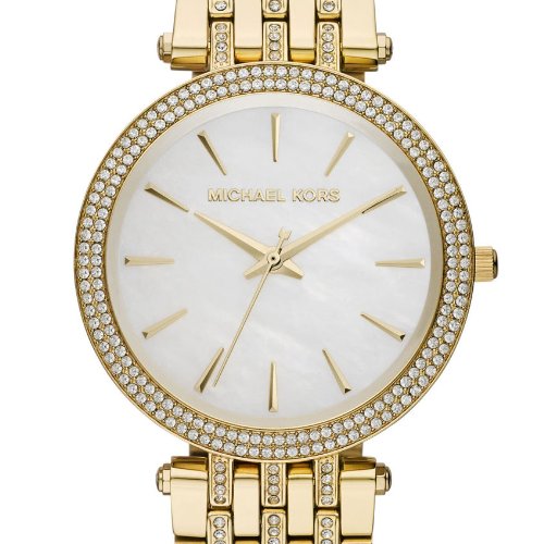 Michael Kors Darci Mother of Pearl Dial Gold Steel Strap Watch for Women - MK3219 Buy Now By Michael Kors