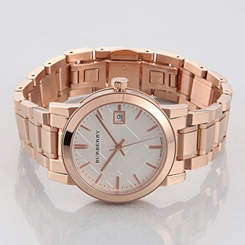 Burberry The City White Dial Rose Gold Steel Strap Watch for Women - BU9104 Buy Now By Burberry