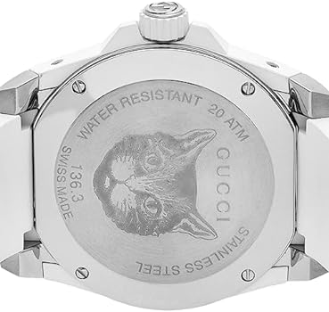 Gucci Dive Tiger White Dial White Rubber Strap Watch For Men - YA136329 Buy Now By Gucci