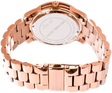 Michael Kors Runway Rose Gold Dial Rose Gold Steel Strap Watch For Women - MK5853 Buy Now By Michael Kors