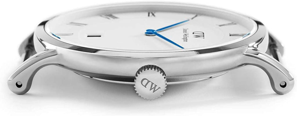 Daniel Wellington Dapper Durham White Dial Brown Leather Strap Watch For Men - DW00100116 Buy Now By Daniel Wellington