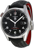 Tag Heuer Carrera Calibre 5 Drive Timer Black Dial Black Leather Strap Watch for Men - WAR2A10.FC6337 Buy Now By Tag Heuer