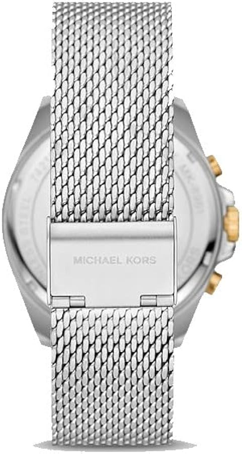 Michael Kors Brecken Quartz Black Dial Silver Mesh Strap Watch For Men - MK8961 Buy Now By Michael Kors