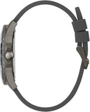 Guess Odyssey Blue Dial Grey Rubber Strap Watch For Men - W1108G6 Buy Now By Guess
