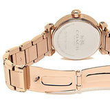 Coach Madison White Dial Rose Gold Steel Strap Watch for Women - 14502398 Buy Now By Coach