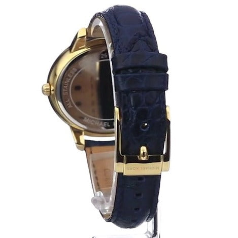 Michael Kors Whitley Quartz Blue Dial Blue Leather Strap Watch For Women - MK2429 Buy Now By Michael Kors