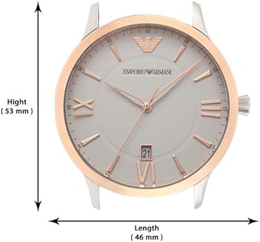 Emporio Armani Giovanni Quartz White Dial Brown Leather Strap Watch For Men - AR11211 Buy Now By Emporio Armani