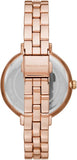Michael Kors Charley Three-Hand Analog Rose Gold Dial Rose Gold Steel Strap Watch for Women - MK4400 Buy Now By Michael Kors