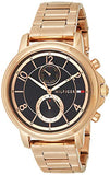 Tommy Hilfiger Claudia Black Dial Rose Gold Steel Strap Watch for Women - 1781820 Buy Now By Tommy Hilfiger