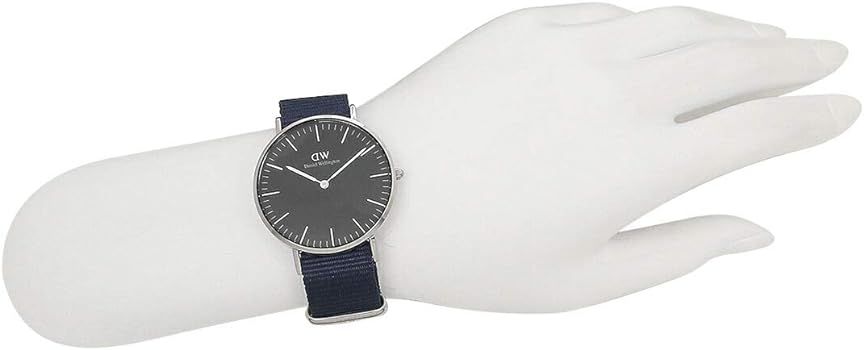 Daniel Wellington Classic Bayswater Black Dial Black NATO Strap Watch For Women - DW00100282 Buy Now By Daniel Wellington