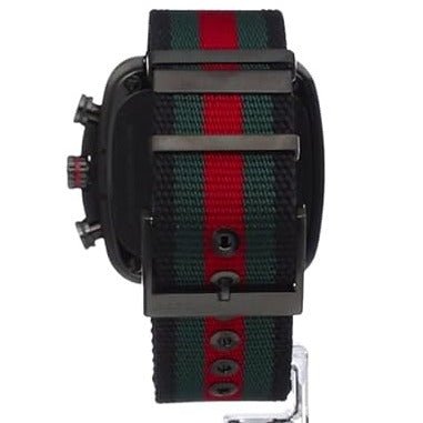 Gucci Coupe Chronograph Quartz Black Two Tone NATO Strap Watch For Men - YA131202 Buy Now By Gucci