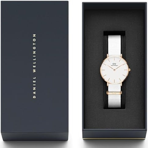 Daniel Wellington Classic Petite Dover White Dial White Nylon Strap Watch For Women - DW00100313 Buy Now By Daniel Wellington