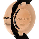 Calvin Klein Full Moon Black Dial Black Leather Strap Watch for Women - K8Y236C1 Buy Now By Calvin Klein