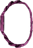 Guess Vanity Analog Purple Dial Purple Steel Strap Watch For Women - W1029L4 Buy Now By Guess
