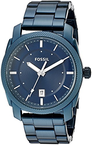 Fossil Machine Blue Dial Blue Steel Strap Watch for Men - FS5231 Buy Now By Fossil