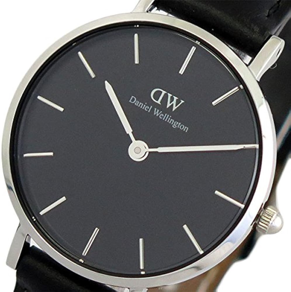 Daniel Wellington Classic Petite Sheffield Black Dial Black Leather Strap Watch For Women - DW00100236 Buy Now By Daniel Wellington
