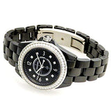 Chanel J12 Diamonds Ceramic Black Dial Black Steel Strap Watch for Women - J12 H3108 Buy Now By Chanel