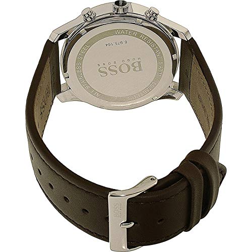 Hugo Boss Time One Black Dial Brown Leather Strap Watch for Men - 1513448 Buy Now By Hugo Boss