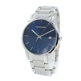 Calvin Klein City Blue Dial Silver Steel Strap Watch for Men - K2G2G14Q Buy Now By Calvin Klein