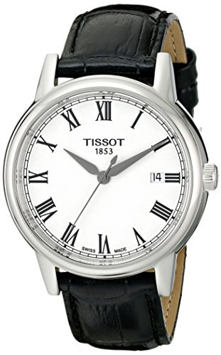Tissot T Classic Carson White Dial Black Leather Strap Watch for Men - T085.410.16.013.00 Buy Now By Tissot