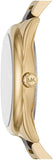 Michael Kors Janelle Three-Hand Gold Dial Two Tone Steel Strap Watch For Women - MK7136 Buy Now By Michael Kors