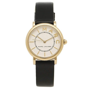 Marc Jacobs Roxy White Dial Black Leather Strap Watch for Women - MJ1537 Buy Now By Marc Jacobs