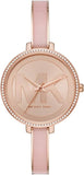 Michael Kors Jaryn Analog Rose Gold Dial Pink Steel Strap Watch For Women - MK4545 Buy Now By Michael Kors