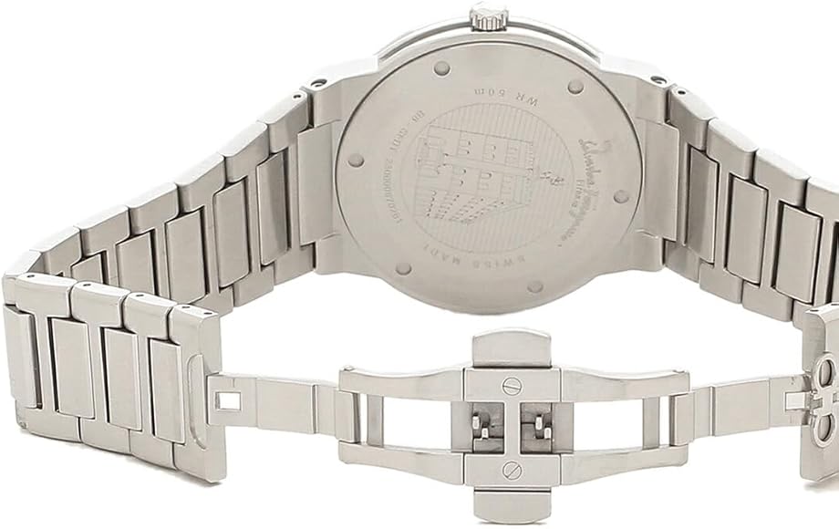 Salvatore Ferragamo F-80 Classic Black Dial Silver Steel Strap Watch for Men - SFDT02423 Buy Now By Salvatore Ferragamo