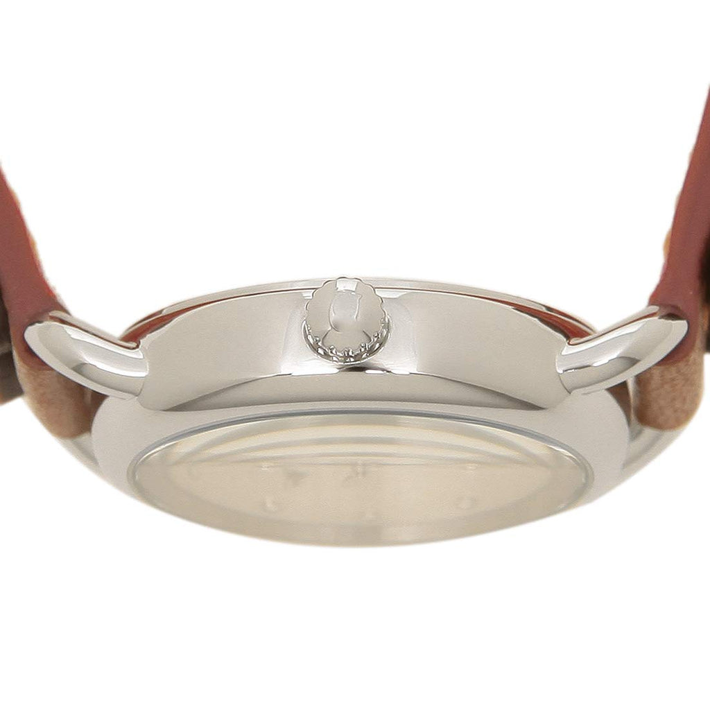 Coach Delancey White Dial Floral Brown Leather Strap Watch for Women - 14502761 Buy Now By Coach