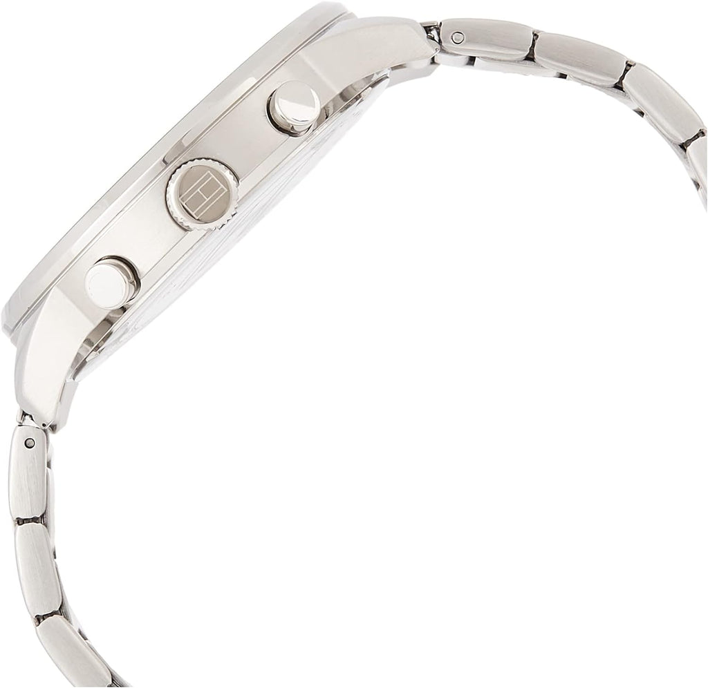 Tommy Hilfiger Chase Multifunction Blue Dial Silver Steel Strap Watch for Men - 1791575 Buy Now By Tommy Hilfiger