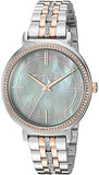 Michael Kors Cinthia Mother of Pearl Grey Dial Two Tone Steel Strap Watch for Women - MK3642 Buy Now By Michael Kors