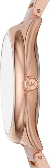 Michael Kors Janelle Three Hand Rose Gold Dial Two Tone Steel Strap Watch For Women - MK7089 Buy Now By Michael Kors