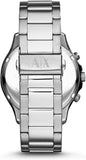 Armani Exchange Miami Chronograph Black Dial Silver Steel Strap Watch For Men - AX1057 Buy Now By Armani Exchange