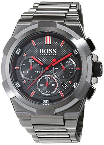 Hugo Boss Supernova Grey Dial Grey Steel Strap Watch for Men - 1513361 Buy Now By Hugo Boss