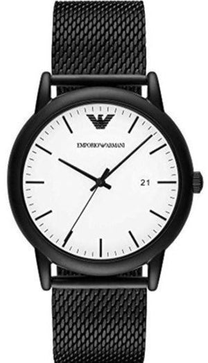 Emporio Armani Luigi Quartz White Dial Blue Mesh Bracelet Watch For Men - AR11025 Buy Now By Emporio Armani