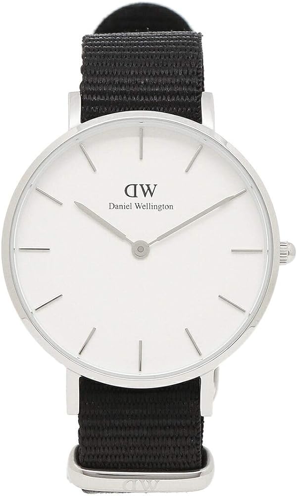 Daniel Wellington Classic Petite Cornwall White Dial Black NATO Strap Watch For Women - DW00100254 Buy Now By Daniel Wellington