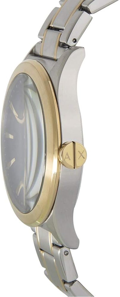 Armani Exchange Nico Quartz Blue Dial Two Tone Steel Strap Watch For Men - AX2332 Buy Now By Armani Exchange