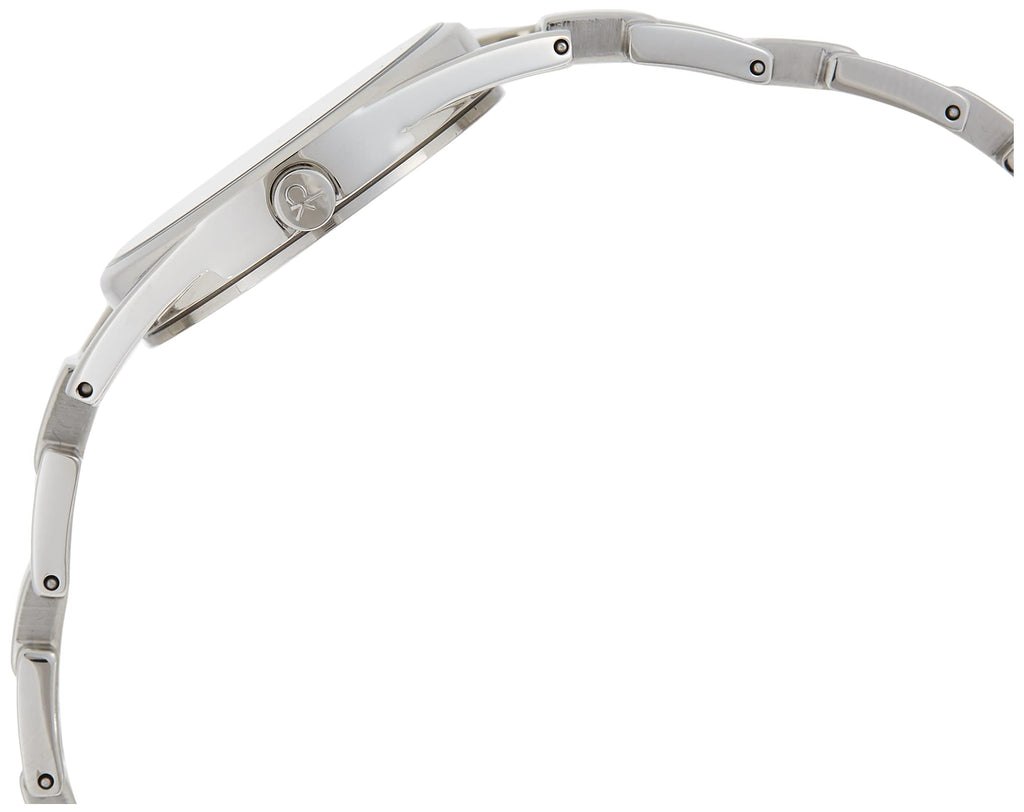 Calvin Klein Dainty Black Dial Silver Steel Strap Watch for Women - K7L23141 Buy Now By Calvin Klein