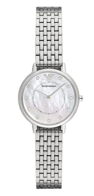 Emporio Armani Kappa Mother of Pearl Dial Silver Mesh Bracelet Watch For Women - AR2511 Buy Now By Emporio Armani
