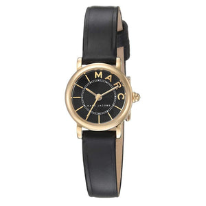 Marc Jacobs Roxy Black Dial Black Leather Strap Watch for Women - MJ1585 Buy Now By Marc Jacobs